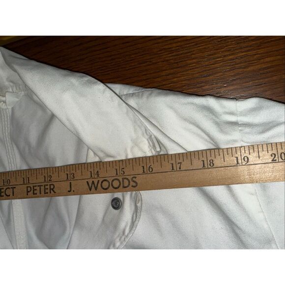 Vintage Sears Nation-Alls White Coverall Workwear Jumpsuit 42S Utility Mechanic - Picture 15 of 16